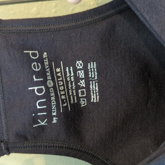 Kindred By Kindred Bravely Nursing Black Womens Bralette Maternity Bra L-Regular - Picture 2 of 6